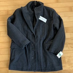 Cole Haan Signature men’s wool blend stand collar jacket size Large NWT